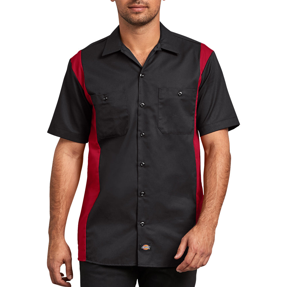 Dickies Men's Two-Tone Short Sleeve Work Shirt - Work World - Workwear, Work Boots, Safety Gear