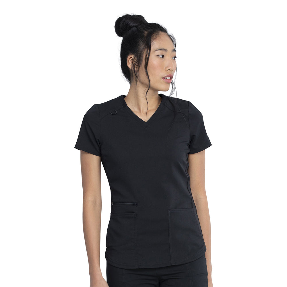 Dickies Women's V-Neck Scrub Top - Work World - Workwear, Work Boots, Safety Gear