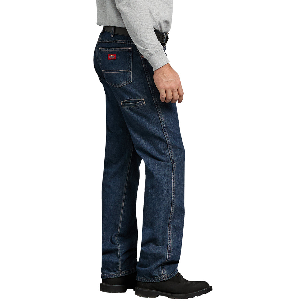 Dickies Men's Regular Straight Fit 6-Pocket Denim Jean - Work World