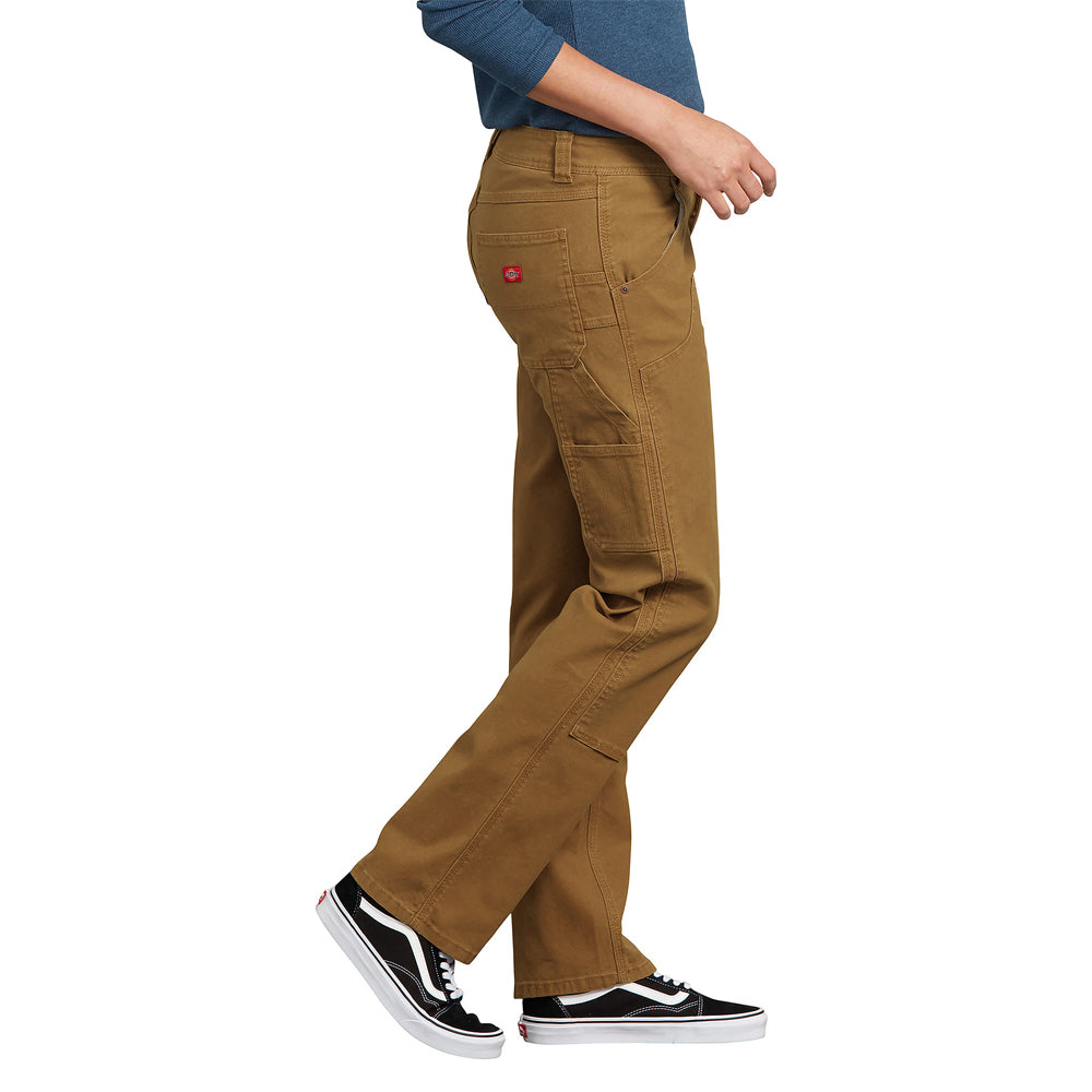 Dickies Women&#39;s Washed Stretch Double-Front Carpenter Pant - Work World - Workwear, Work Boots, Safety Gear