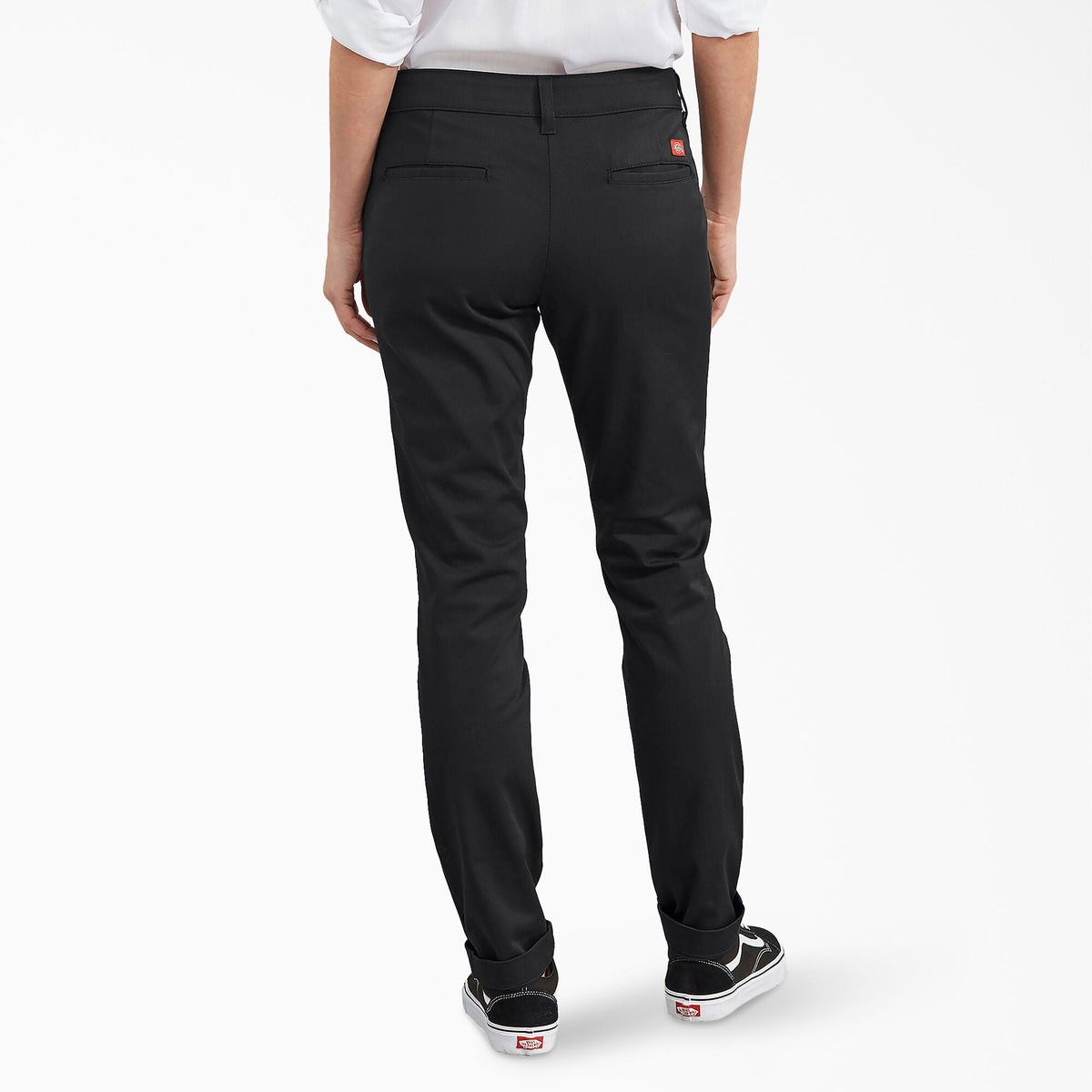 Dickies Women&#39;s Low Rise Twill Slim Fit Stretch Pant - Work World - Workwear, Work Boots, Safety Gear
