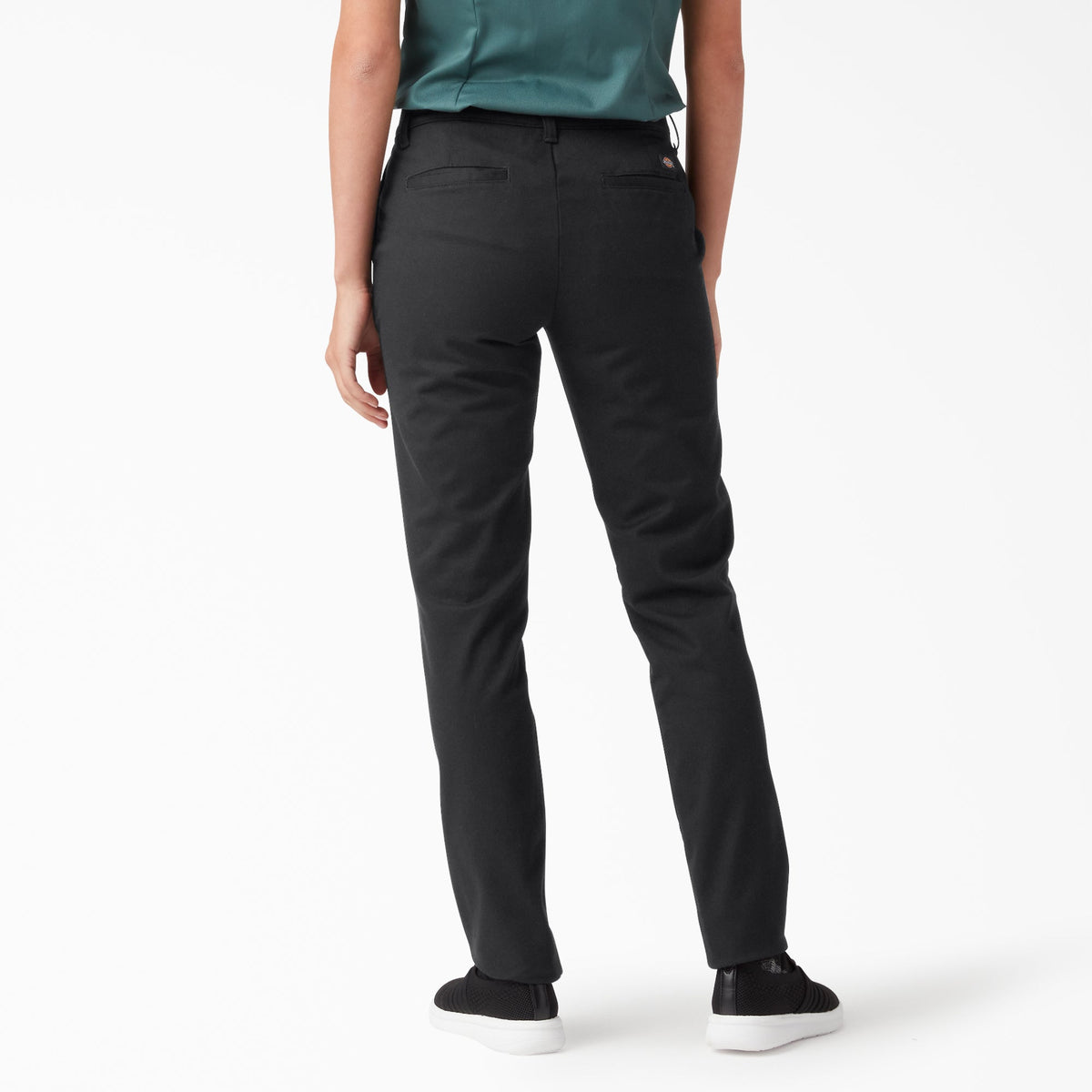 Dickies (W) Mid Rise Twill Slim Fit Stretch Pant - Work World - Workwear, Work Boots, Safety Gear