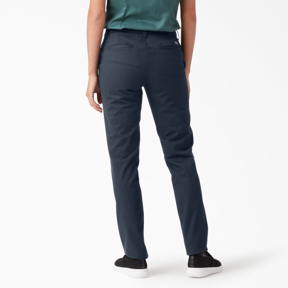 Dickies (W) Mid Rise Twill Slim Fit Stretch Pant - Work World - Workwear, Work Boots, Safety Gear