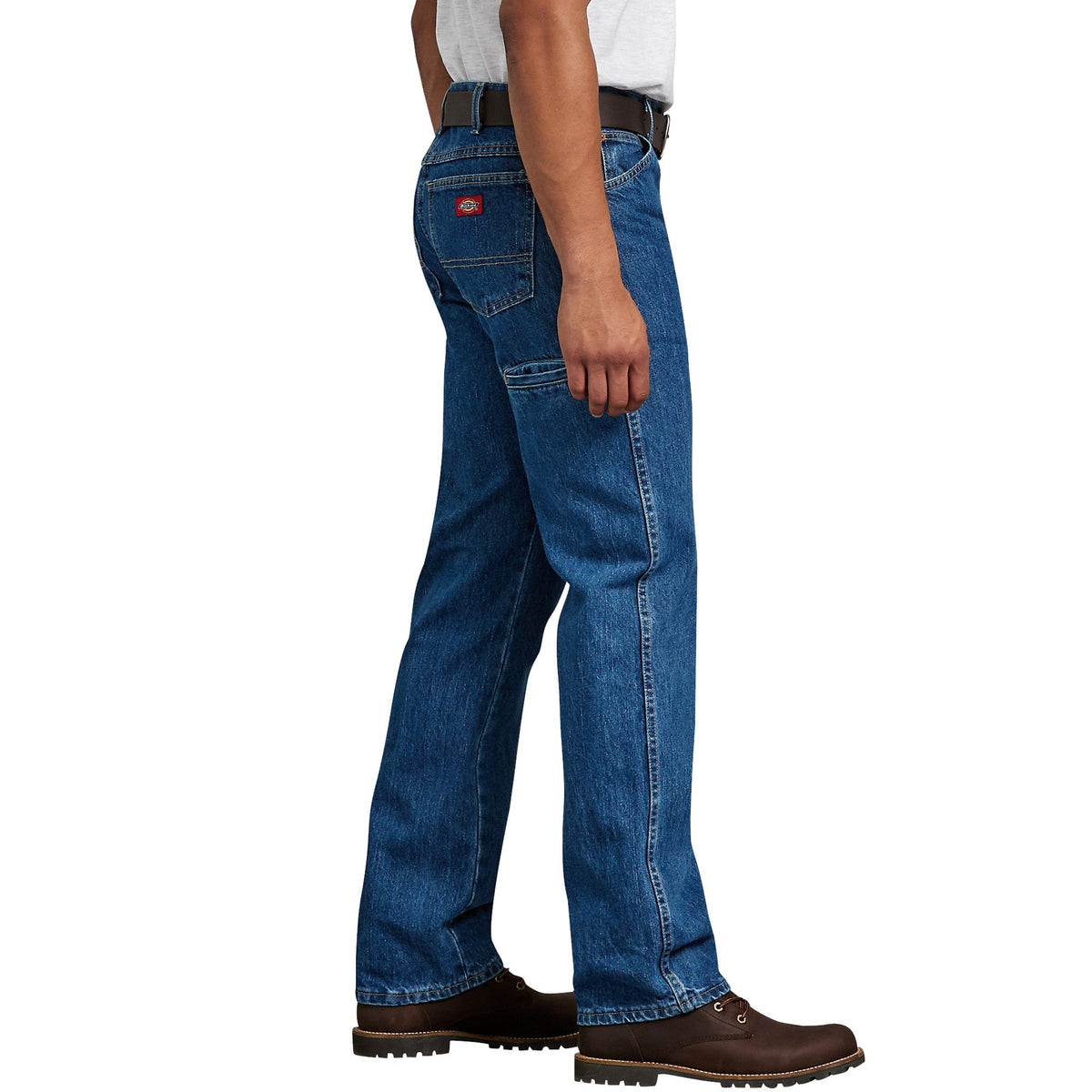 Dickies Men&#39;s Regular Straight Fit 6-Pocket Denim Jean - Work World - Workwear, Work Boots, Safety Gear