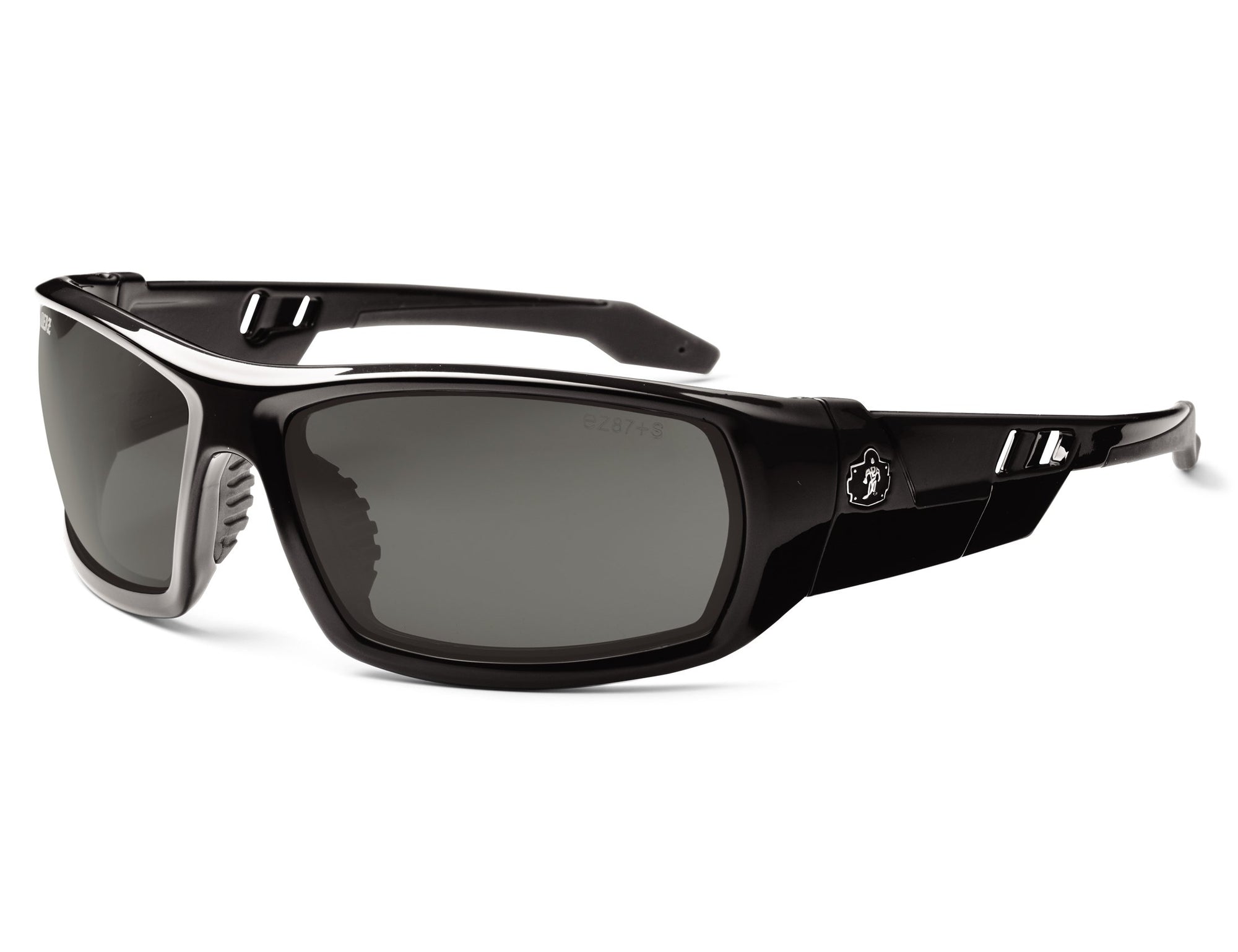Ergodyne Skullerz® ODIN Black Frame - Smoke Fog-Off™ Lens Safety Sunglasses - Work World - Workwear, Work Boots, Safety Gear