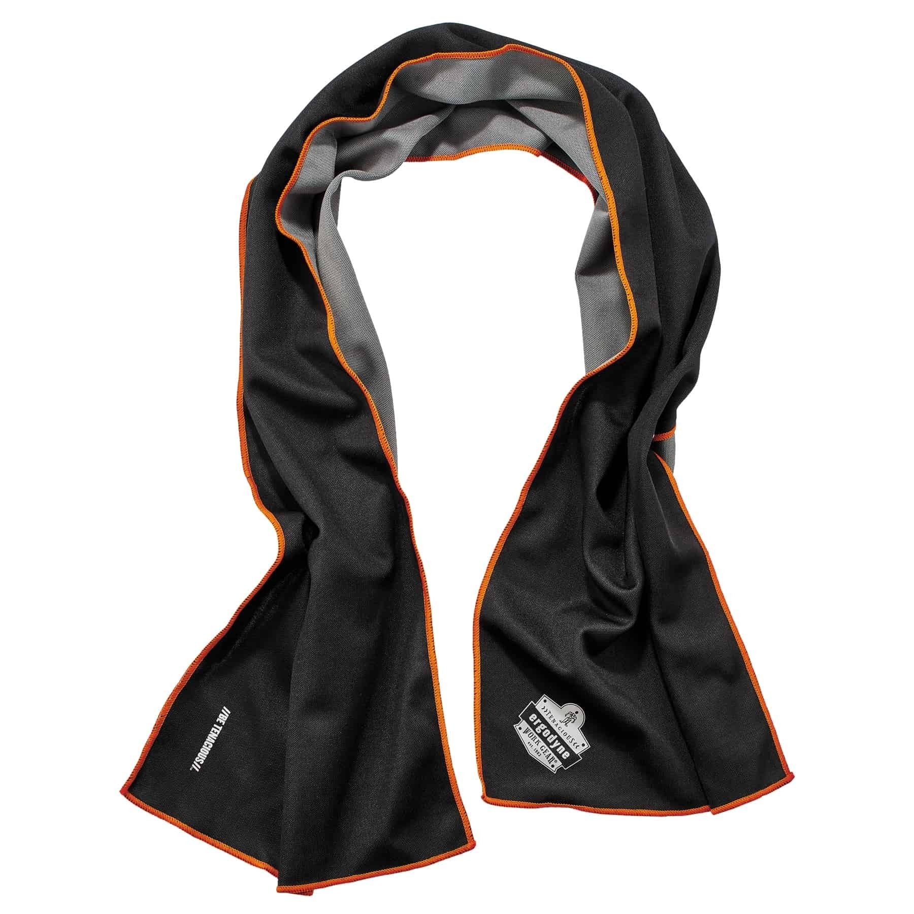 ergodyne work gear Ergodyne Chill Its 6602MF Evaporative Microfiber Cooling Towel, Black