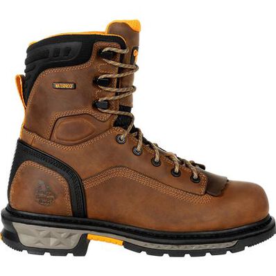Georgia Boot Men&#39;s 8&quot; Carbo-Tec LTX Waterproof EH Soft Toe Work Boot - Work World - Workwear, Work Boots, Safety Gear