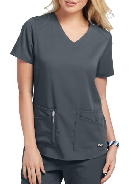 greys anatomy scrub dress Amazon.com: Grey's Anatomy 4153 3 Pocket Mock Wrap (Black, Medium) : Clothing, Shoes & Jewelry