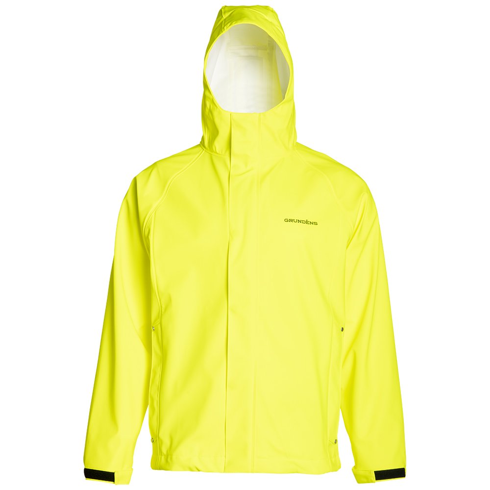 Grundéns Men's Neptune 319 Hi-Vis Waterproof Hooded Commercial Fishing Jacket - Work World - Workwear, Work Boots, Safety Gear
