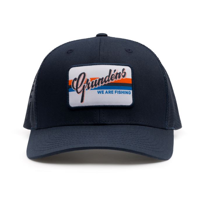 Grundens Script Trucker Hat - Work World - Workwear, Work Boots, Safety Gear