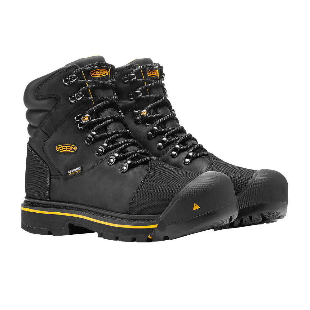 KEEN Utility Men&#39;s Milwaukee 6&quot; Waterproof Steel Toe Work Boot - Work World - Workwear, Work Boots, Safety Gear