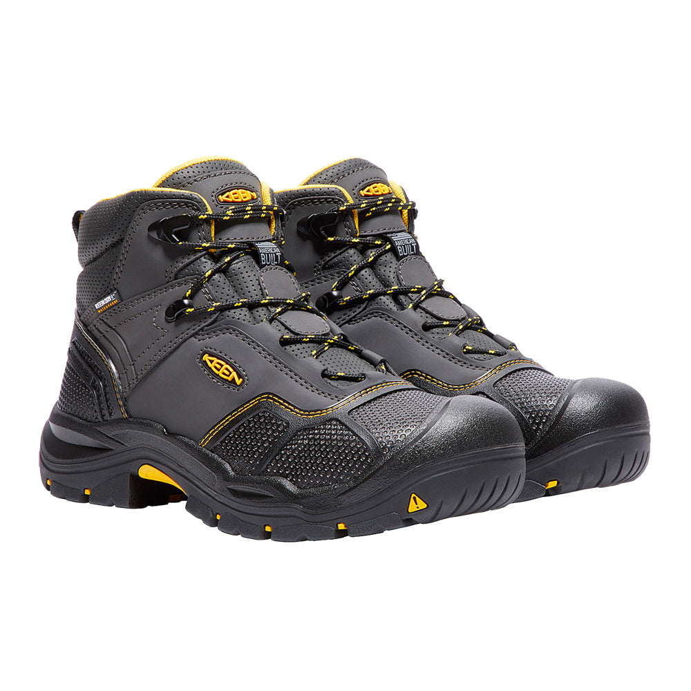 KEEN Utility Men&#39;s Logandale Waterproof Steel Toe Work Boot - Work World - Workwear, Work Boots, Safety Gear