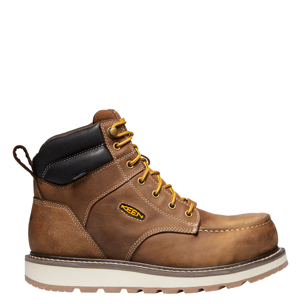KEEN Utility Men's Cincinnati 6" Waterproof Comp Toe Work Boot Work Boots KEEN Utility Belgian/Sandshell 10 2E