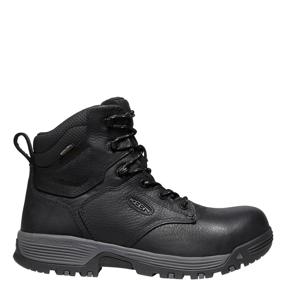 KEEN Men&#39;s 6&quot; Chicago Waterproof Carbon Fiber Toe Work Boot - Work World - Workwear, Work Boots, Safety Gear