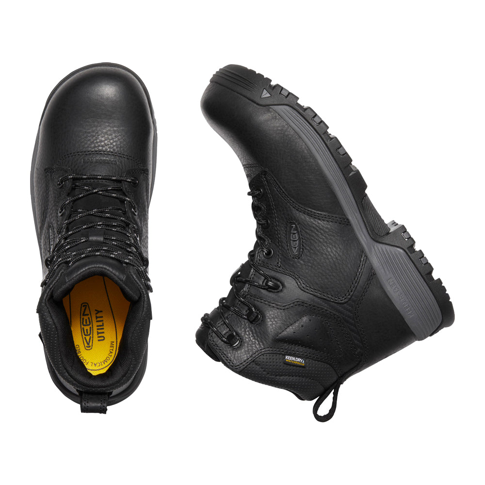 KEEN Men&#39;s 6&quot; Chicago Waterproof Carbon Fiber Toe Work Boot - Work World - Workwear, Work Boots, Safety Gear