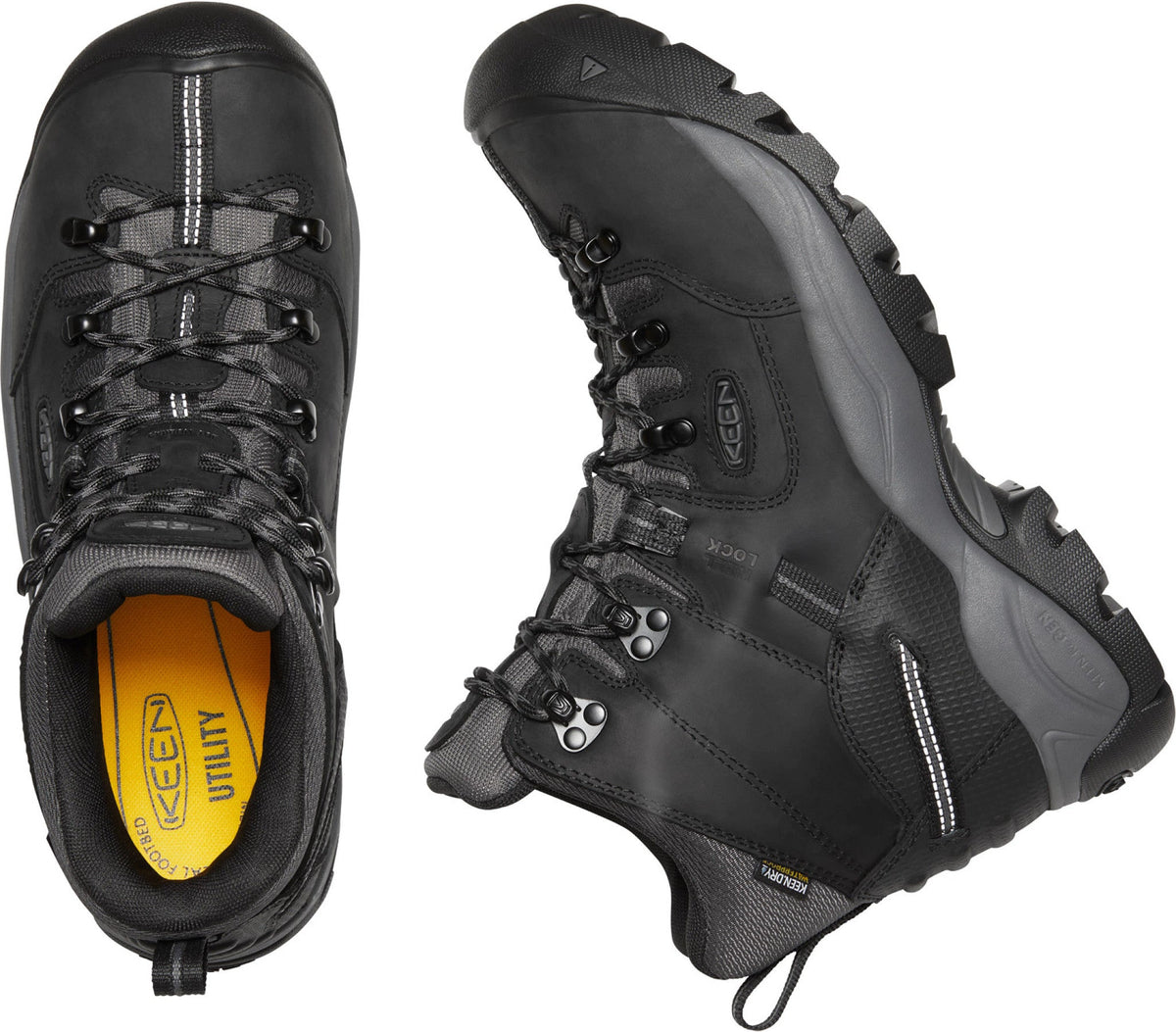 KEEN Utility Men&#39;s Pittsburgh Energy 6&quot; Waterproof Carbon Fiber Toe Work Boot - Work World - Workwear, Work Boots, Safety Gear