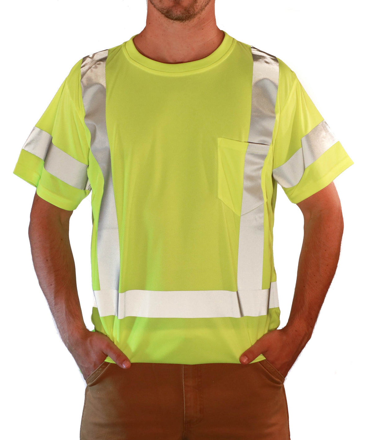 ML Kishigo Men&#39;s Class 3 Hi-Vis T-Shirt - Work World - Workwear, Work Boots, Safety Gear
