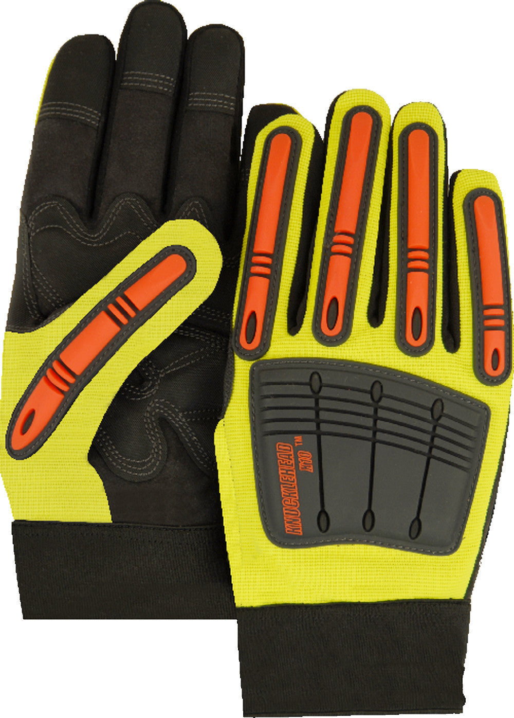 Majestic Knucklehead X10 Armor Skin™ Hi-Vis Mechanics Glove - Work World - Workwear, Work Boots, Safety Gear