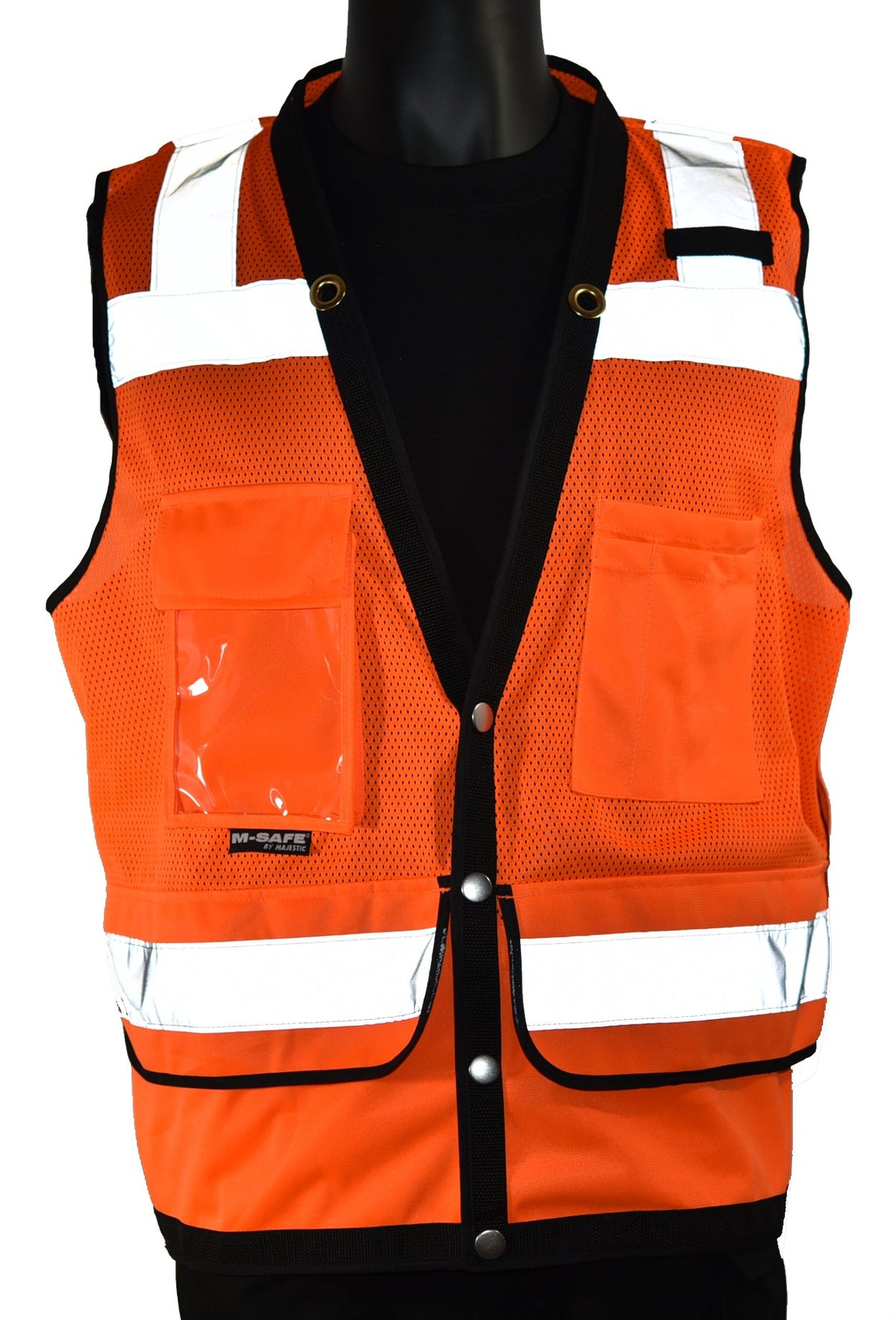 Majestic Class 2 Surveyor Vest_Hi-Vis Orange - Work World - Workwear, Work Boots, Safety Gear