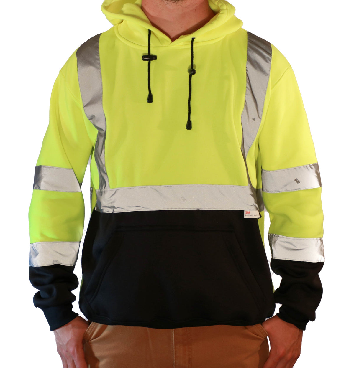 Majestic Men&#39;s Class 3 Pullover Hoodie_Hi-Vis Yellow - Work World - Workwear, Work Boots, Safety Gear