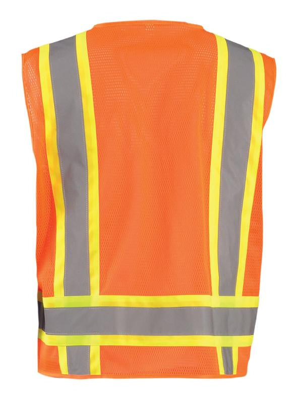 OccuNomix High Visibility Two-Tone Surveyor Mesh Vest - Work World - Workwear, Work Boots, Safety Gear