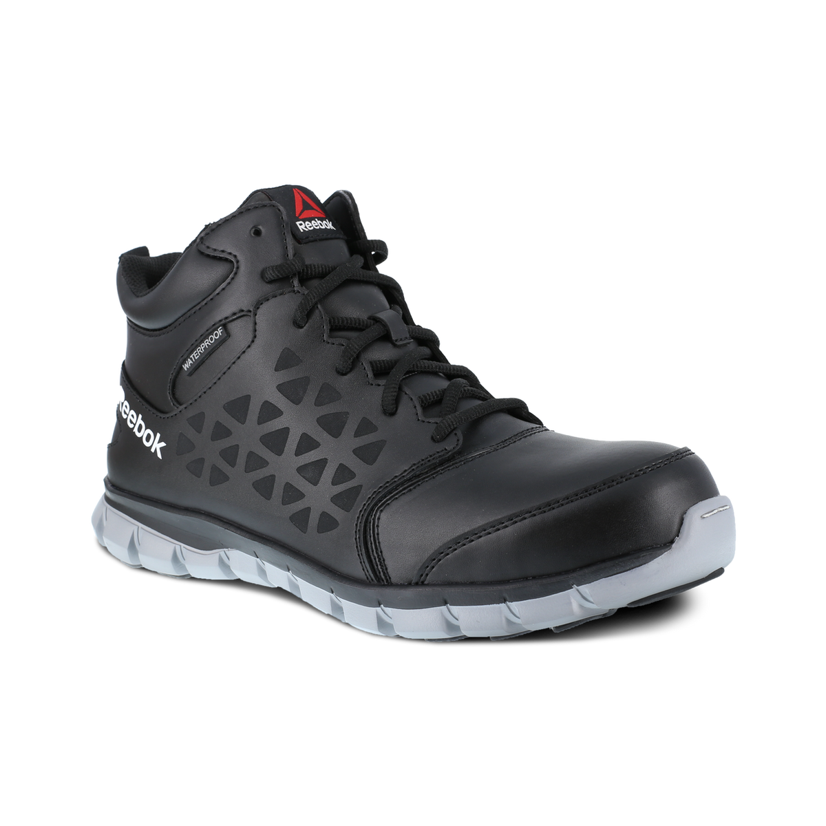 Reebok Work Men's Sublite Cushion Waterproof Comp Toe Mid Shoe - Work World - Workwear, Work Boots, Safety Gear