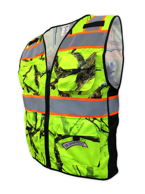 SafetyShirtz Backwoods© Camo Class 2 Safety Vest - Work World - Workwear, Work Boots, Safety Gear
