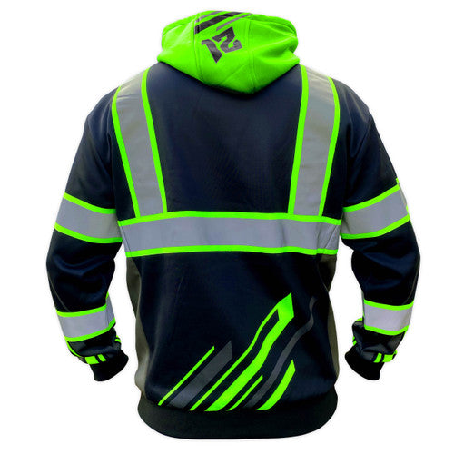 SafetyShirtz Men's SS360° Stealth 12 Seattle Hoodie_Black - Work World - Workwear, Work Boots, Safety Gear