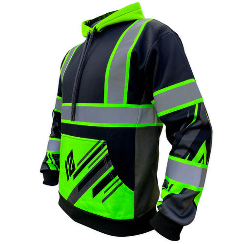 SafetyShirtz Men&#39;s SS360° Stealth 12 Seattle Hoodie_Black - Work World - Workwear, Work Boots, Safety Gear