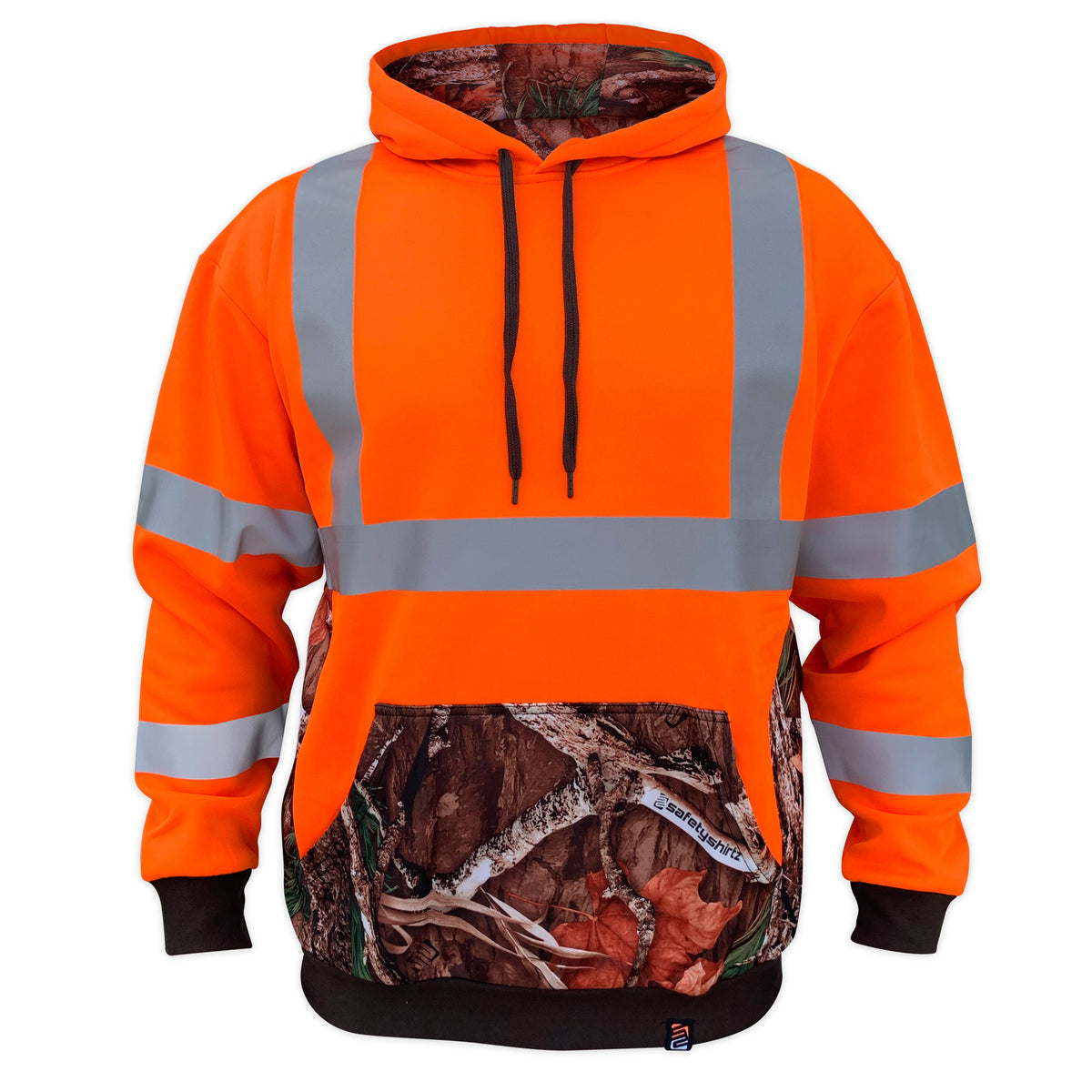 SafetyShirtz Men&#39;s SS360° Class 3 Deepwoods™ Hoodie_Orange - Work World - Workwear, Work Boots, Safety Gear