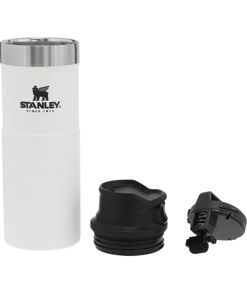 Stanley Classic Trigger Action Travel Mug 16 oz Review Limestone Color 