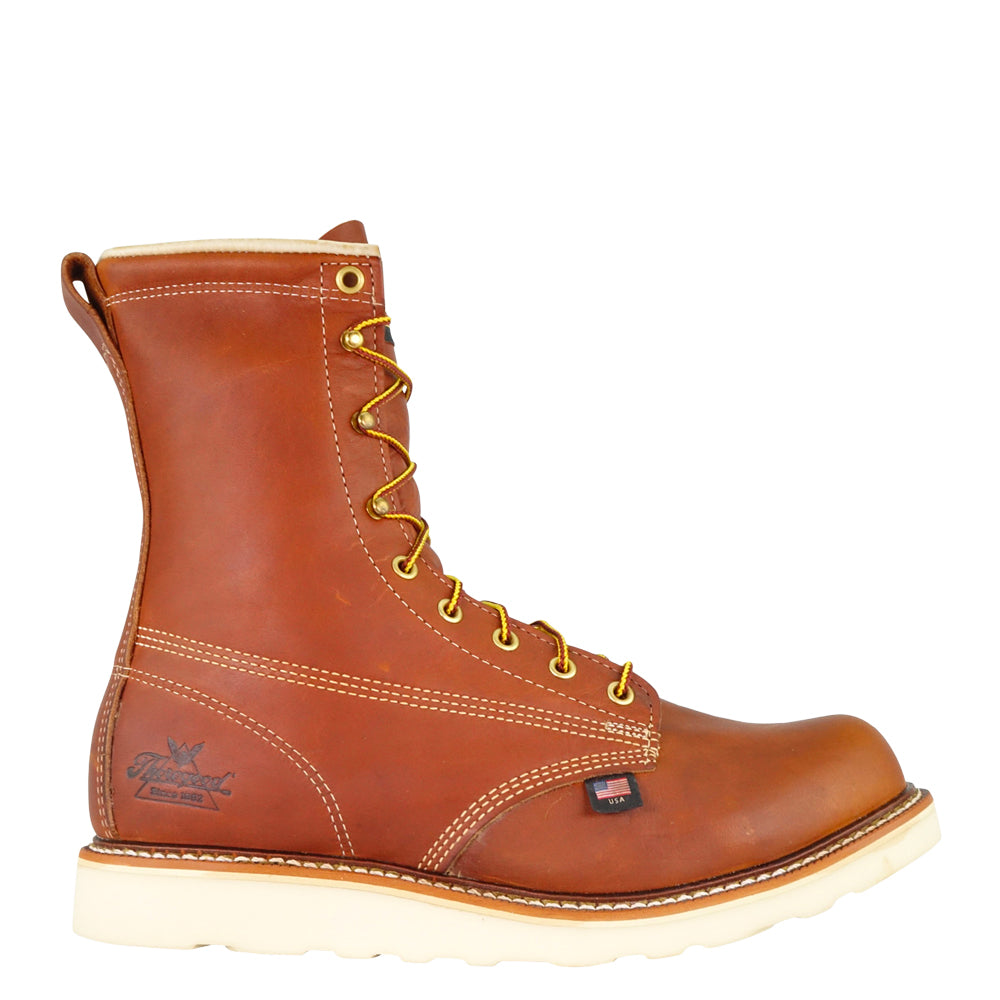 Thorogood Men's American Heritage 8" Steel Toe Wedge Boot - Work World - Workwear, Work Boots, Safety Gear