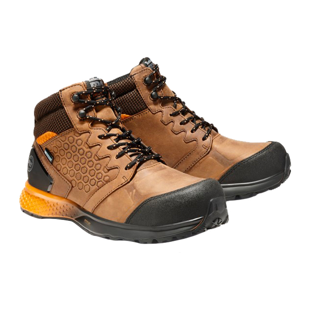 Timberland PRO Men&#39;s Reaxion Comp Toe Waterproof Work Sneaker - Work World - Workwear, Work Boots, Safety Gear