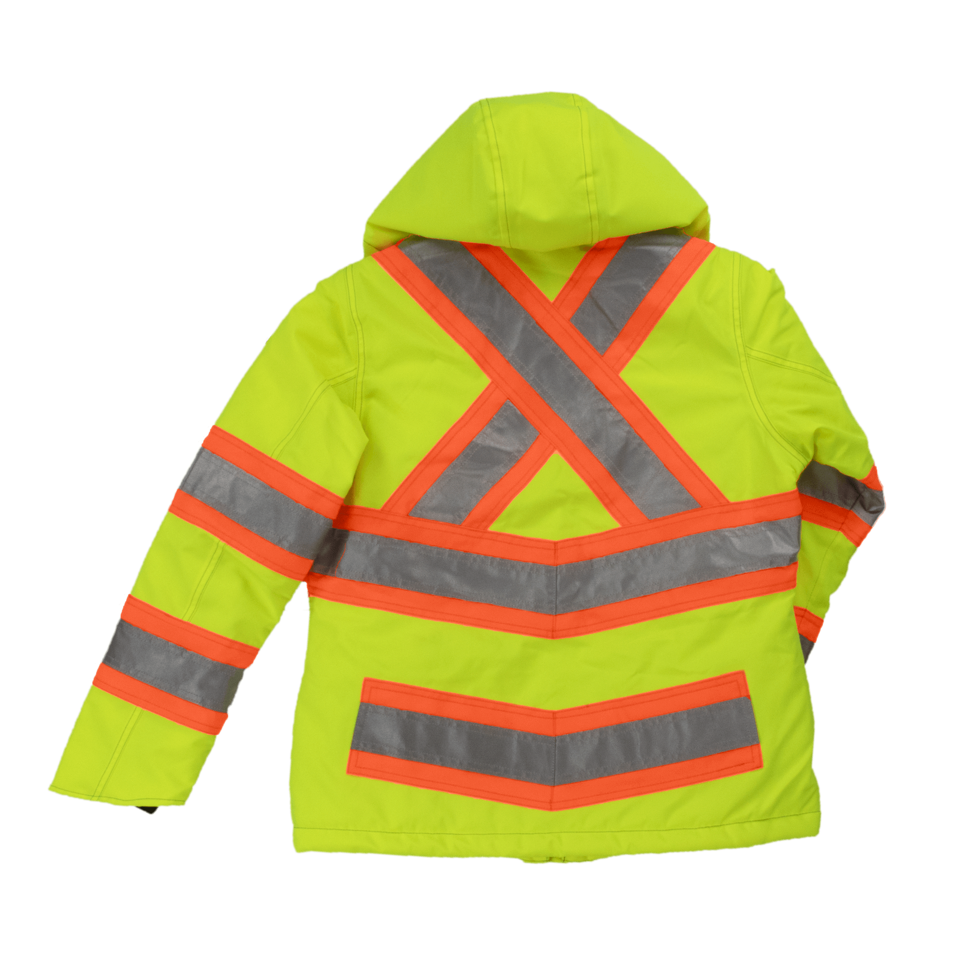 Tough Duck Women s Insulated Flex C3 Hi Vis Waterproof Safety Jacket