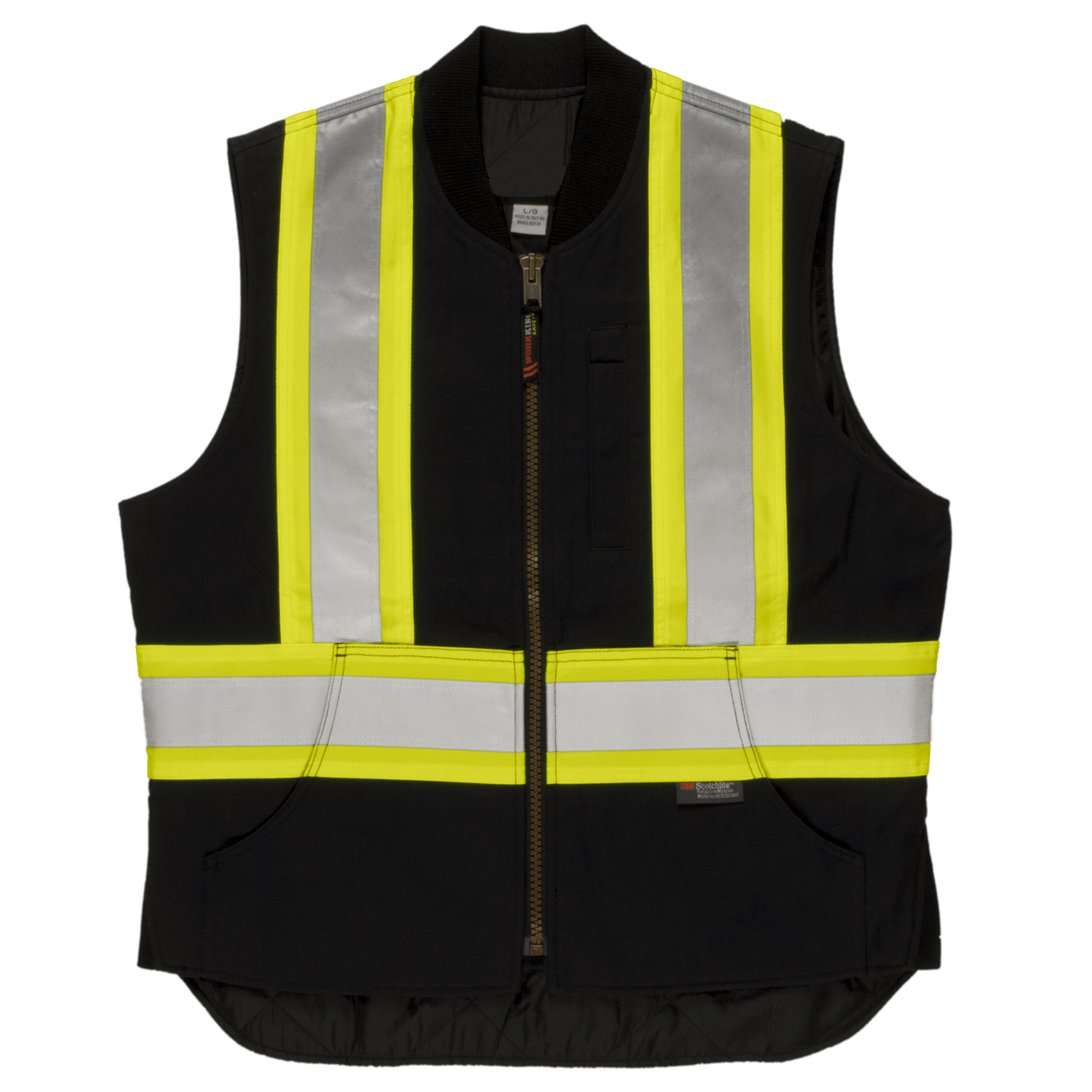 Tough Duck Men's Class 1 Reflective Safety Vest - Work World - Workwear, Work Boots, Safety Gear