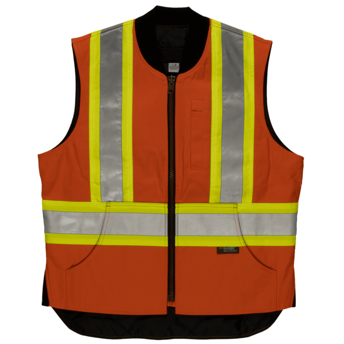 Tough Duck Men&#39;s Class 2 Reflective Safety Vest - Work World - Workwear, Work Boots, Safety Gear