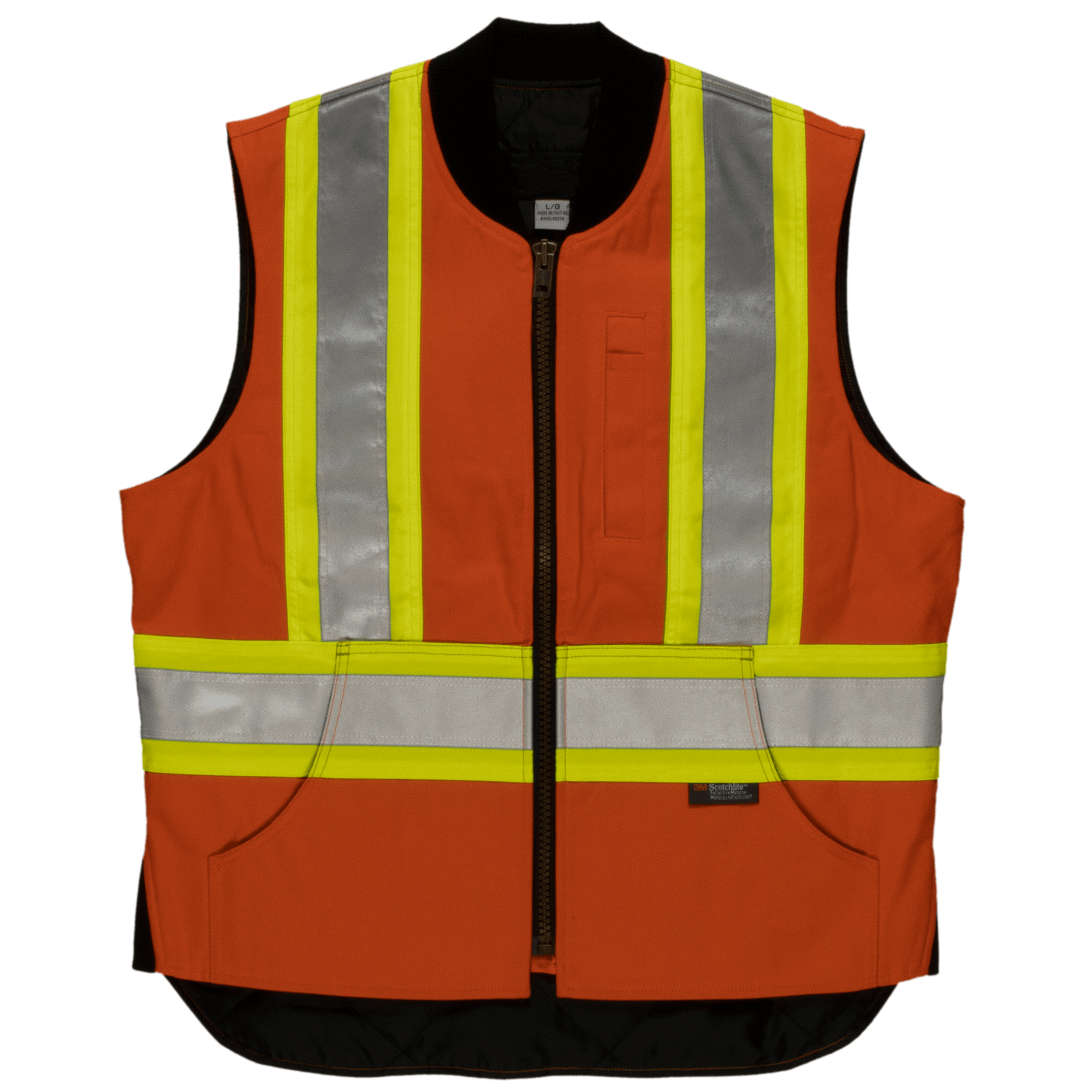 Tough Duck Men's Class 2 Reflective Safety Vest - Work World - Workwear, Work Boots, Safety Gear