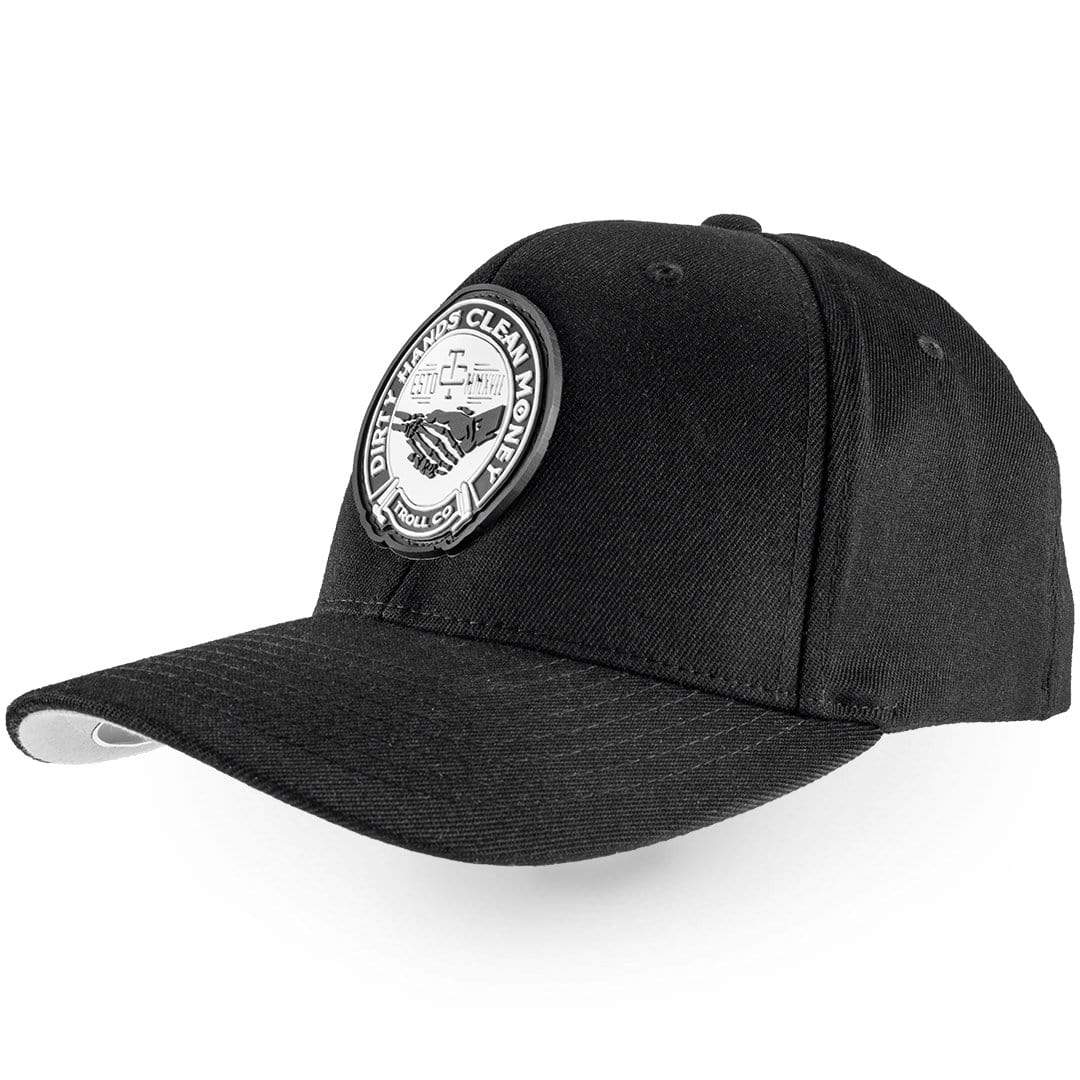 Troll Co Men s Dirty Hands Clean Money Graphic Flexfit Hat Work World