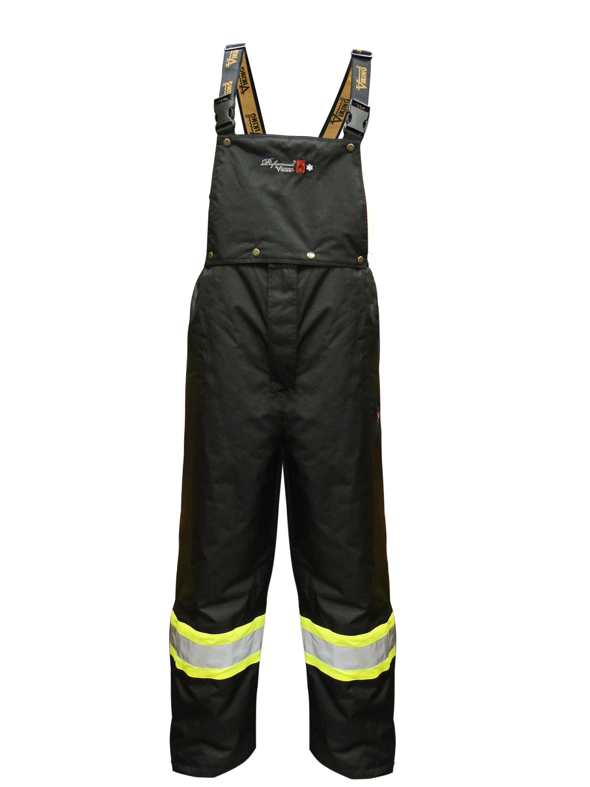 Viking Men's Professional® Journeyman Hi-Vis Class E Waterproof FR Trilobal Rip-Stop Bib Pant - Work World - Workwear, Work Boots, Safety Gear