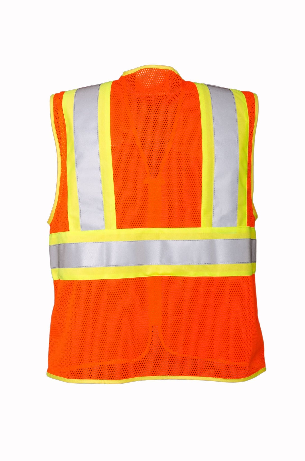 Viking Men&#39;s Open Road® Zipper Safety Vest_Orange - Work World - Workwear, Work Boots, Safety Gear