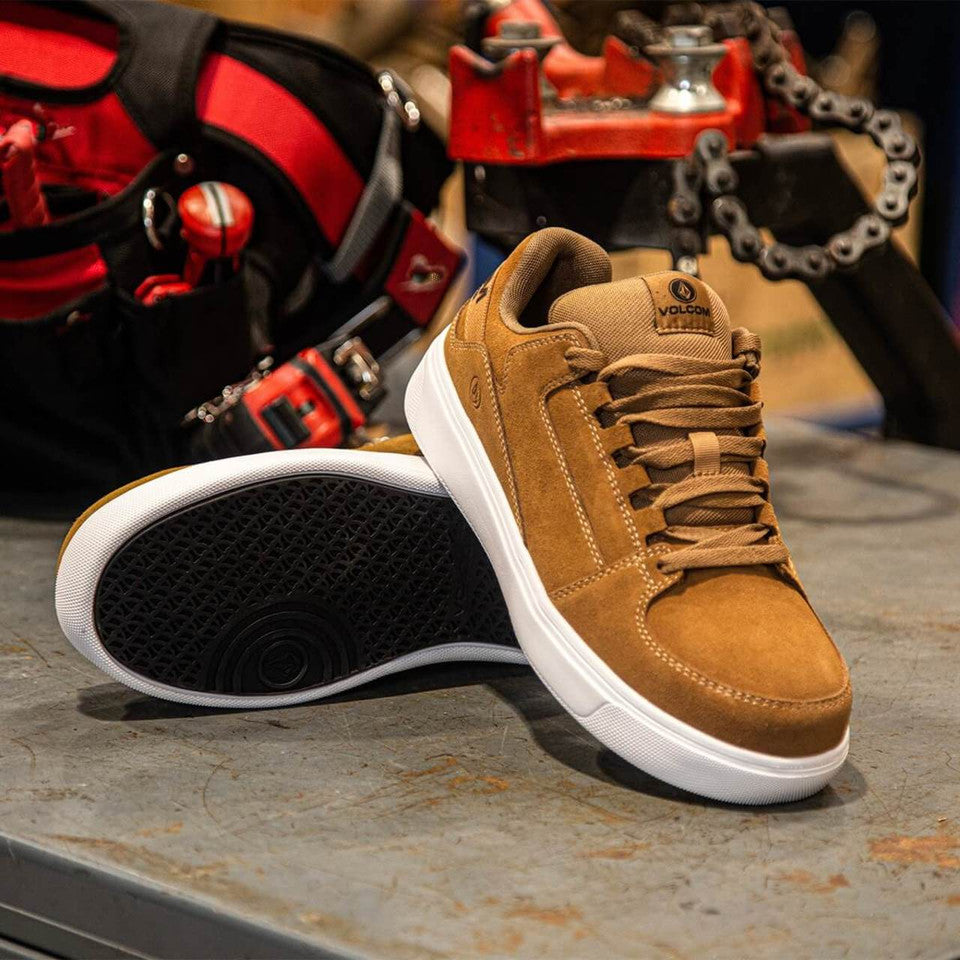 Volcom Men&#39;s Evolve Skate Inspired Work Shoe - Work World - Workwear, Work Boots, Safety Gear