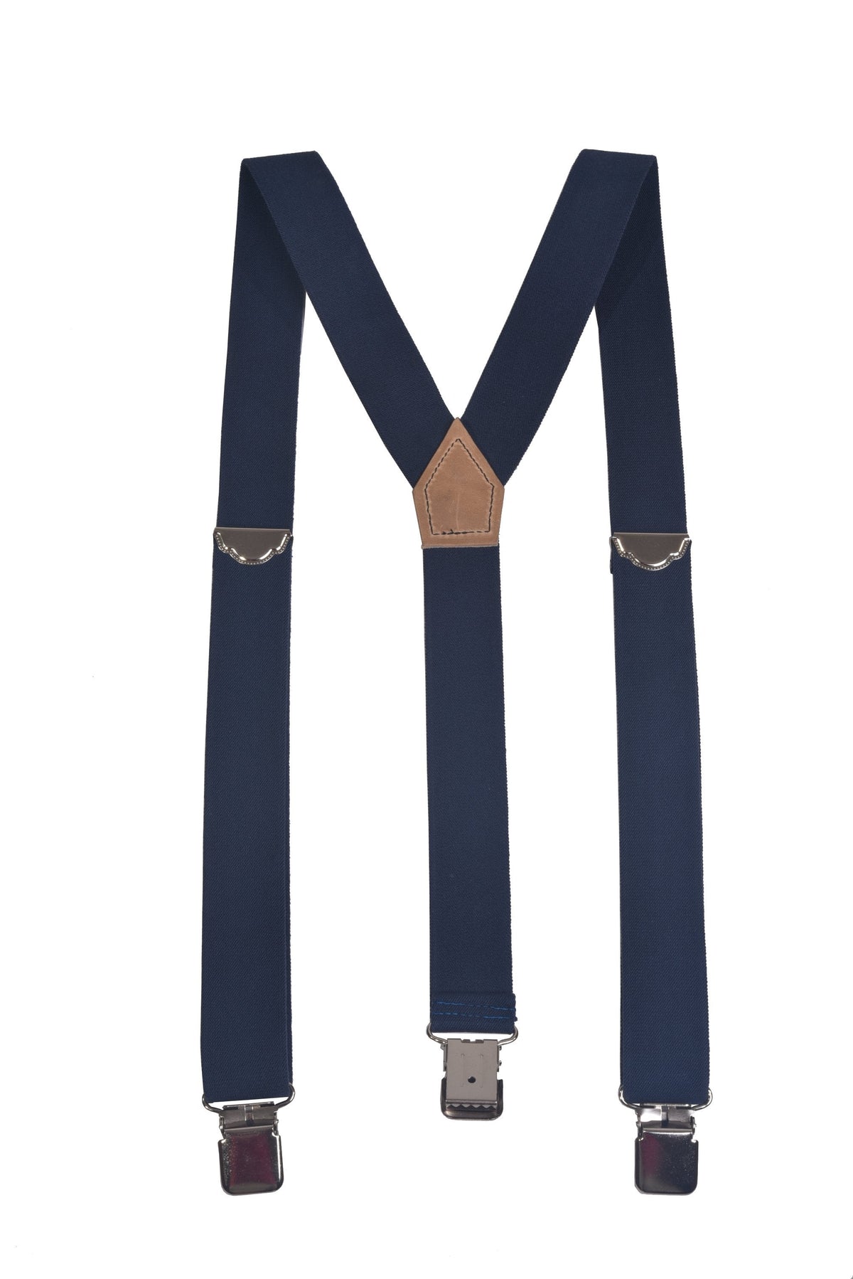 Welch 1.5" GCY Y-Back Suspender Belts & Suspenders Welch Navy 46 Inch 1.5 Inch