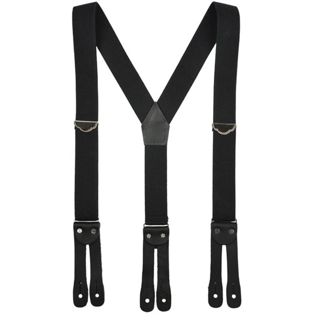 Welch Men&#39;s 1.5&quot; Y-Back Leather End Suspender - Work World - Workwear, Work Boots, Safety Gear