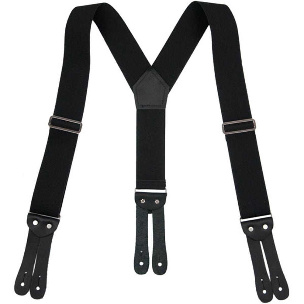 Welch Men&#39;s 2&quot; Y-Back Leather End Suspender - Work World - Workwear, Work Boots, Safety Gear