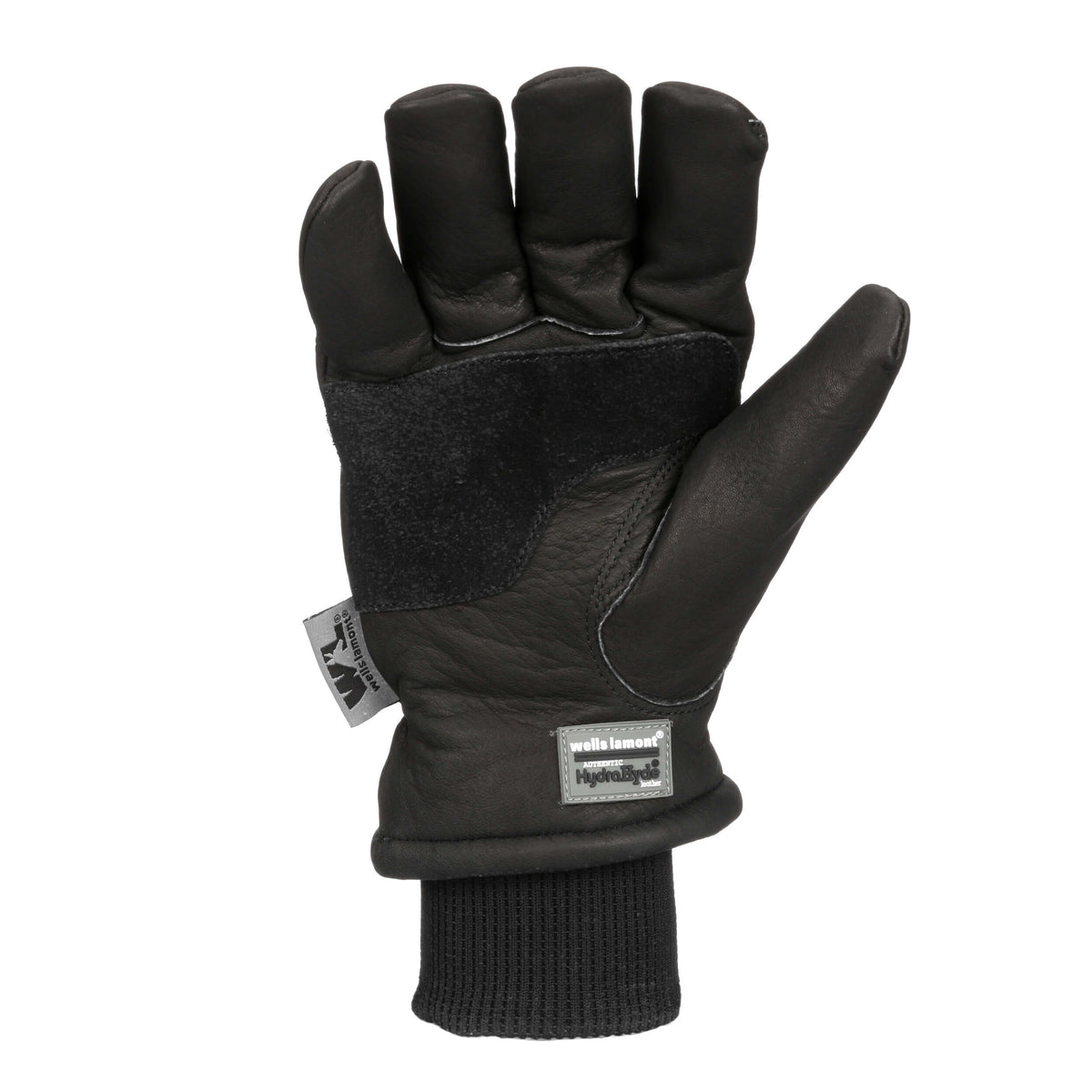 Wells Lamont Men&#39;s Black HydraHyde Leather Winter Work Gloves - Work World - Workwear, Work Boots, Safety Gear
