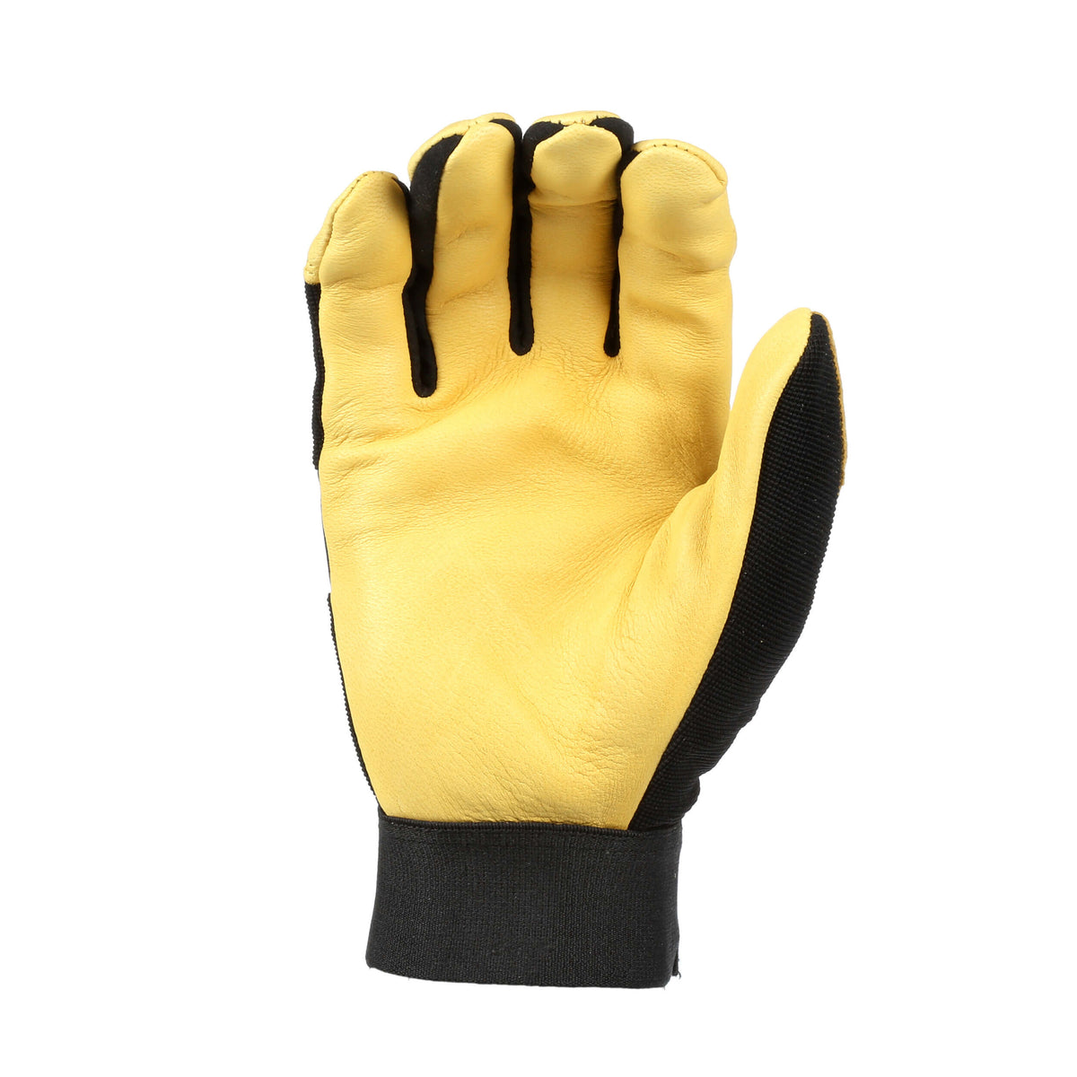 Wells Lamont Men&#39;s Deerskin Leather Palm Hybrid Stretch Spandex Work Gloves - Work World - Workwear, Work Boots, Safety Gear