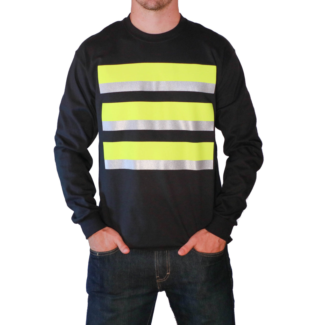 Whistle Workwear Safety Long Sleeve T-Shirt_Black - Work World - Workwear, Work Boots, Safety Gear