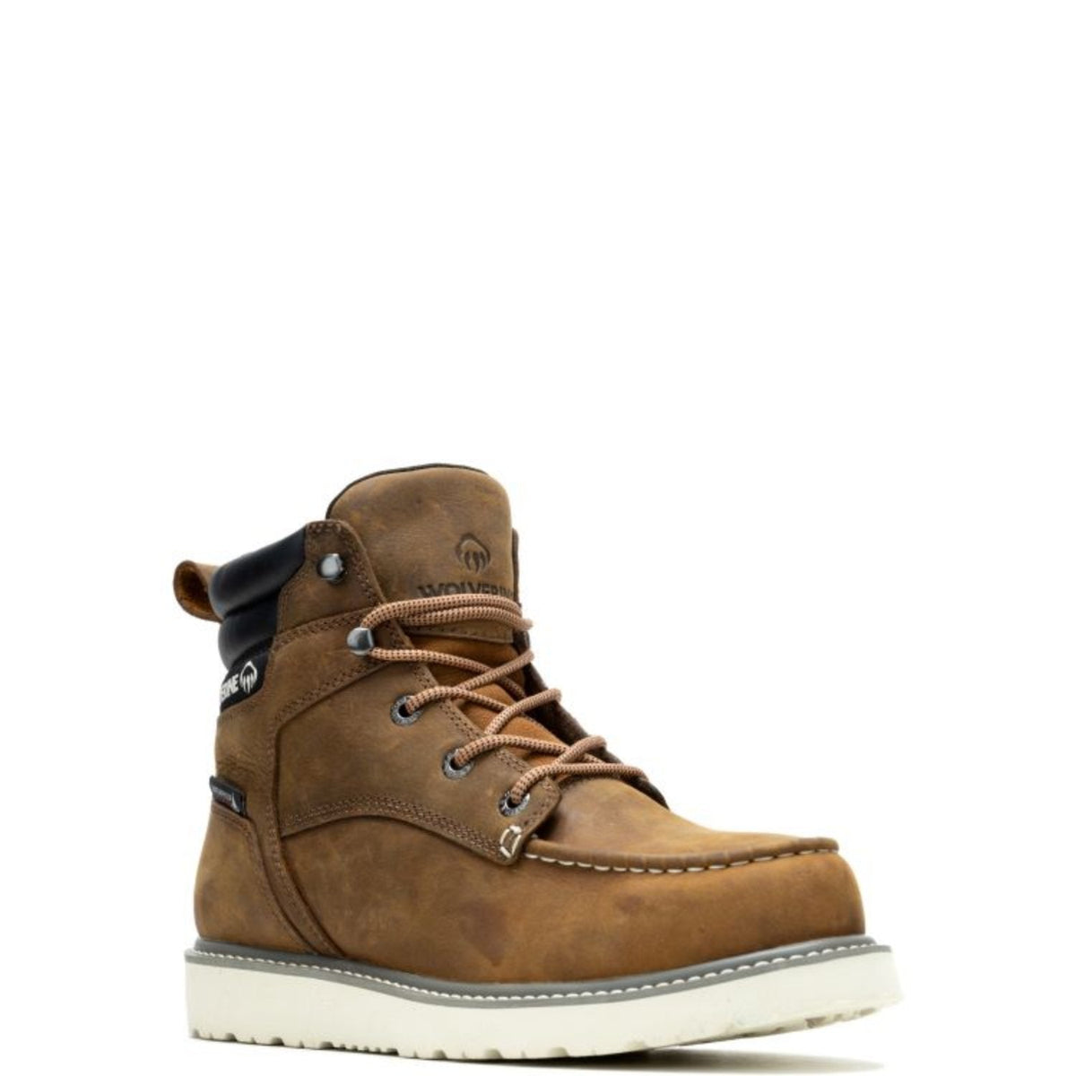 Wolverine Men's Trade Wedge 6" Waterproof Moc-Toe Steel Toe Boot Work Boots Wolverine