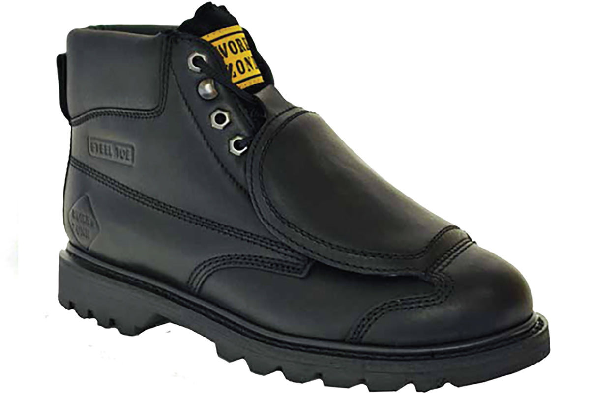 Work Zone Men's 6" M612 Metatarsal Guard Work Boot Work Boots Work Zone Black 10 M