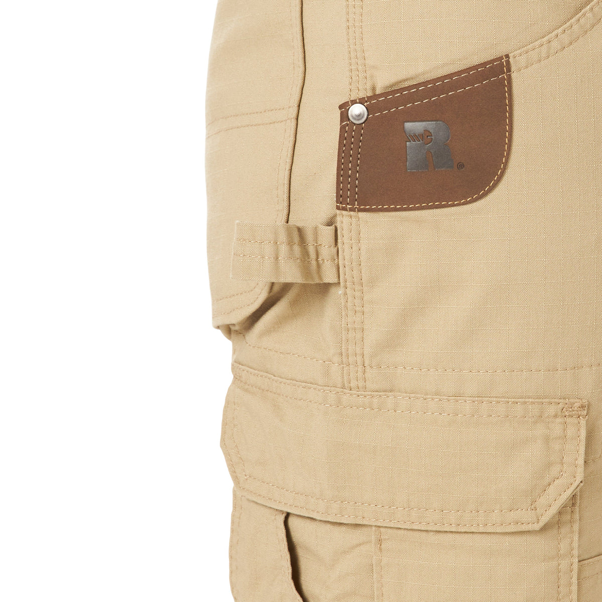 Wrangler® RIGGS Workwear® Comfort Flex Ripstop Ranger Cargo Pant_Golden Khaki - Work World - Workwear, Work Boots, Safety Gear